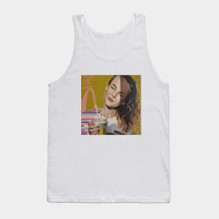 "I`m loving it" (a girl with a milkshake) Tank Top